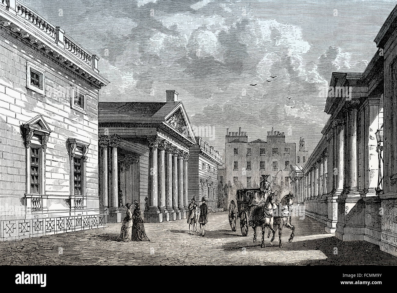 Carlton House, 1820, London, England Stock Photo