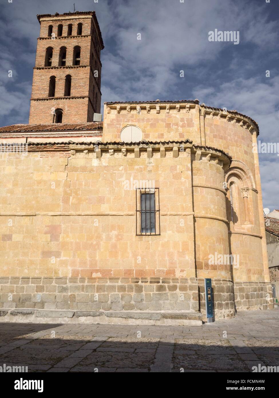 Romanesque church of San Lorenzo, Segovia, CastillaLeon, Spain Stock