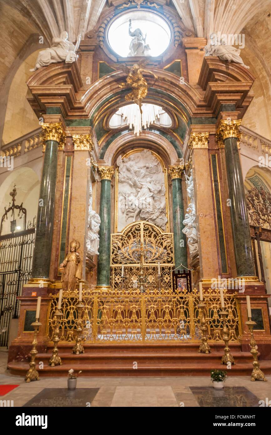 Capilla del Transparente, cathedral, City of Cuenca (UNESCO World Heritage Site), Castile-La Mancha, Spain Stock Photo