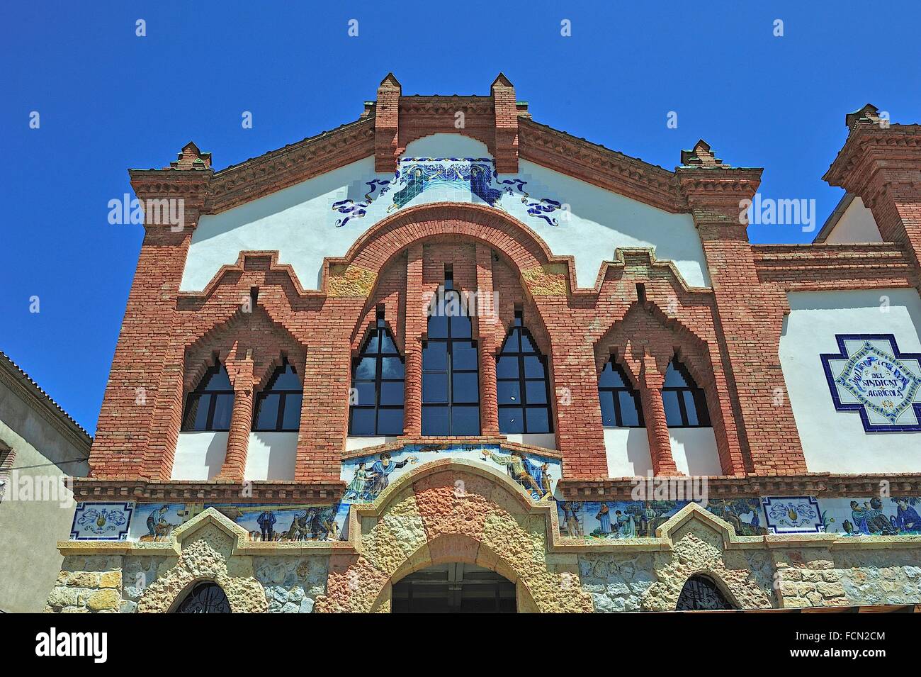 La Catedral del Vi or the Cathedral of Wine is a Noucentiste building