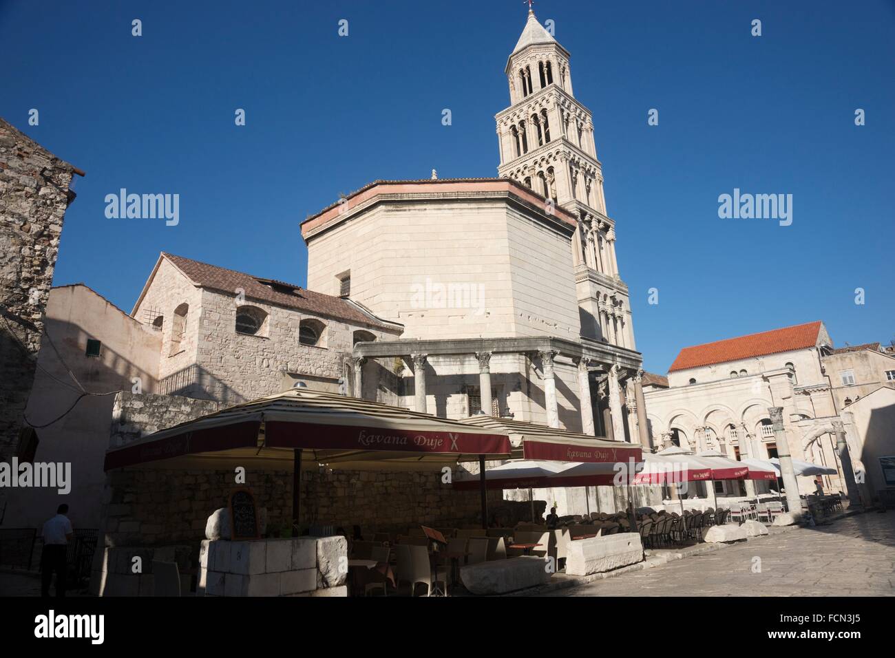 Cathedral of Saint Domnius, Split, Croatia. Stock Photo