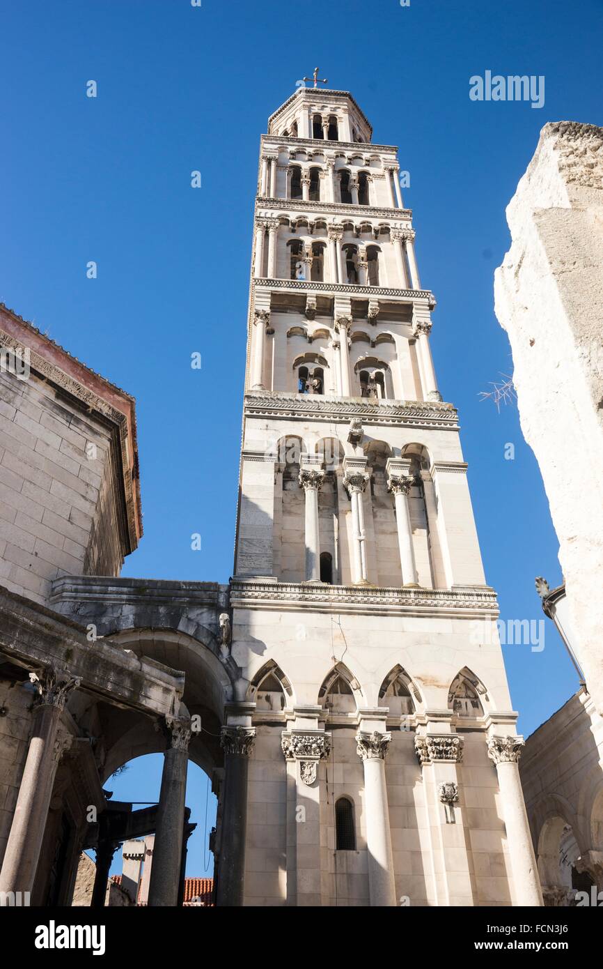 Cathedral of Saint Domnius, Split, Croatia. Stock Photo