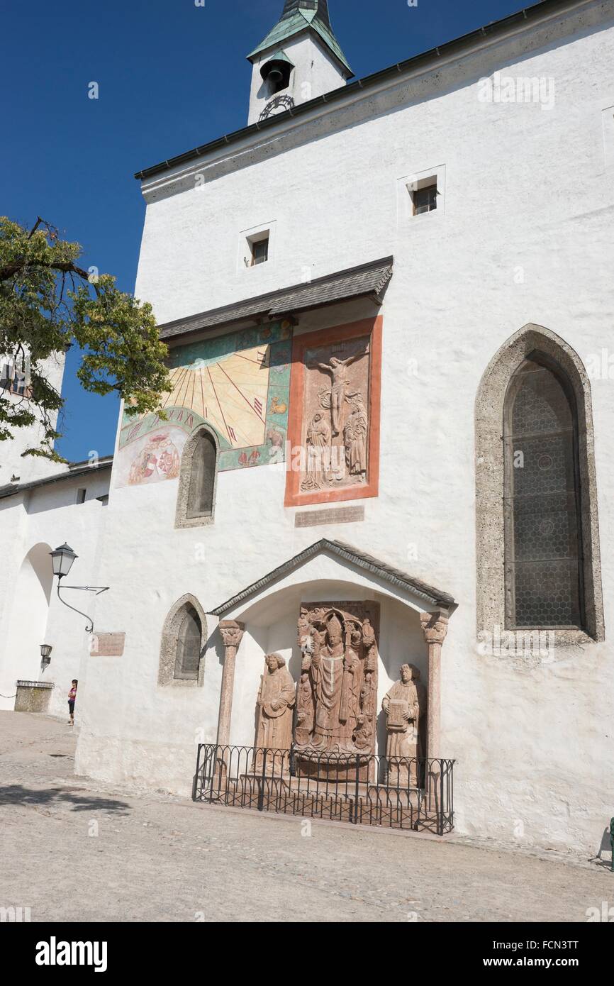 The chapel of archbishop Leonhard von Keutschach, Salzburg, Austria. Stock Photo