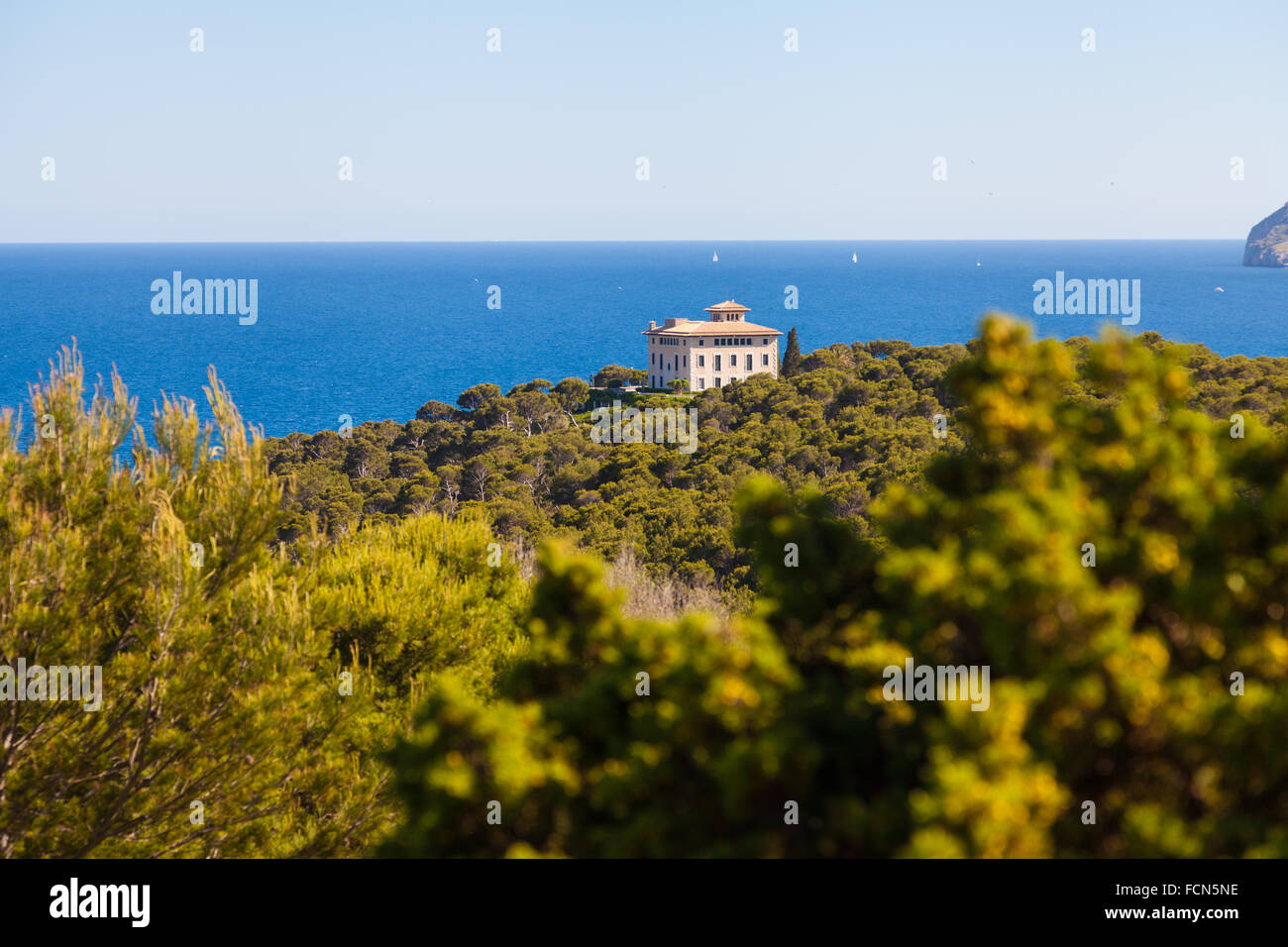 Sa Torre Cega, Cala Ratjada, Mallorca Stock Photo