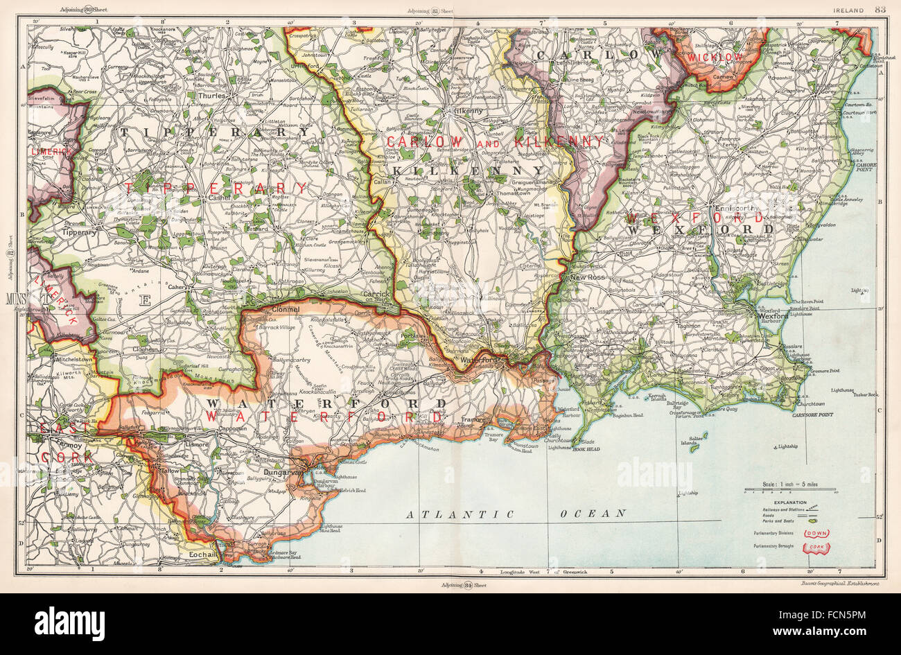 SE IRELAND Waterford Wexford Kilkenny Tipperary. Constituencies. BACON