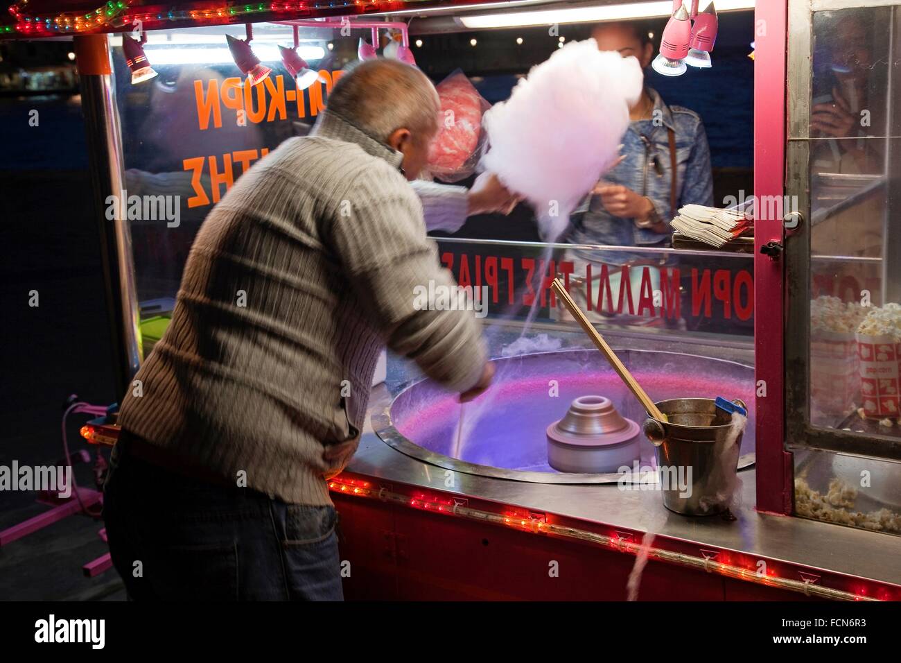 Cotton Candy Machine Stock Photos & Cotton Candy Machine Stock Images