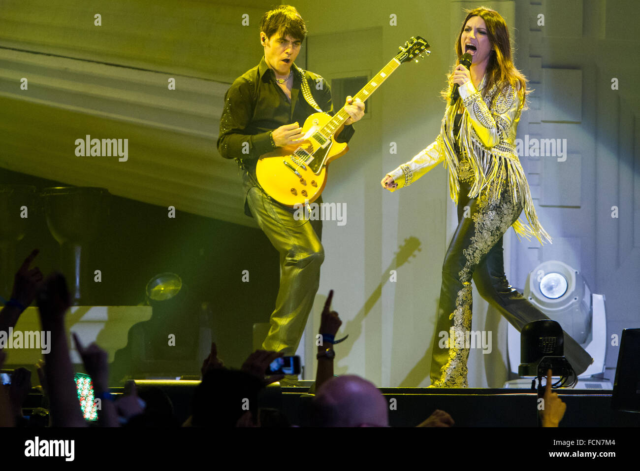 Assago Milan Italy. 23th December 2011. The Italian pop singer