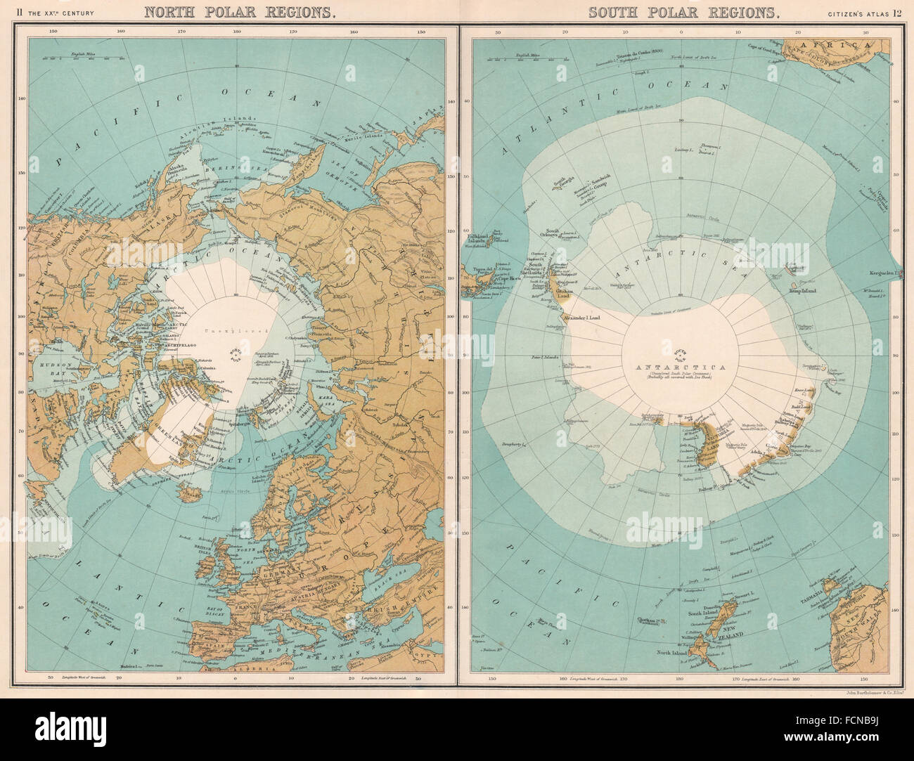 North And South Pole Map