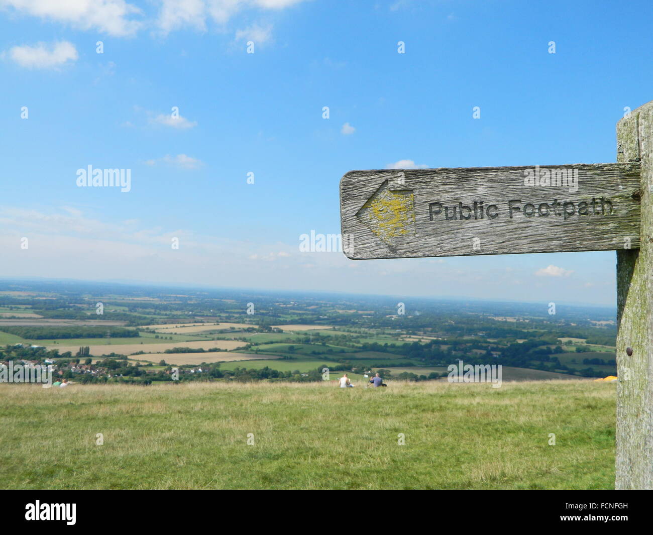 bright sunny summers day Stock Photo