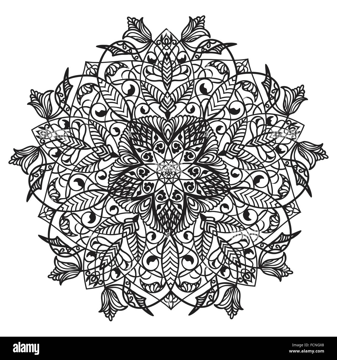 Hand Drawing Zentangle Element Stock Vector Image Art Alamy Hand Drawing Zentangle Element Stock Vector Image Art Alamy