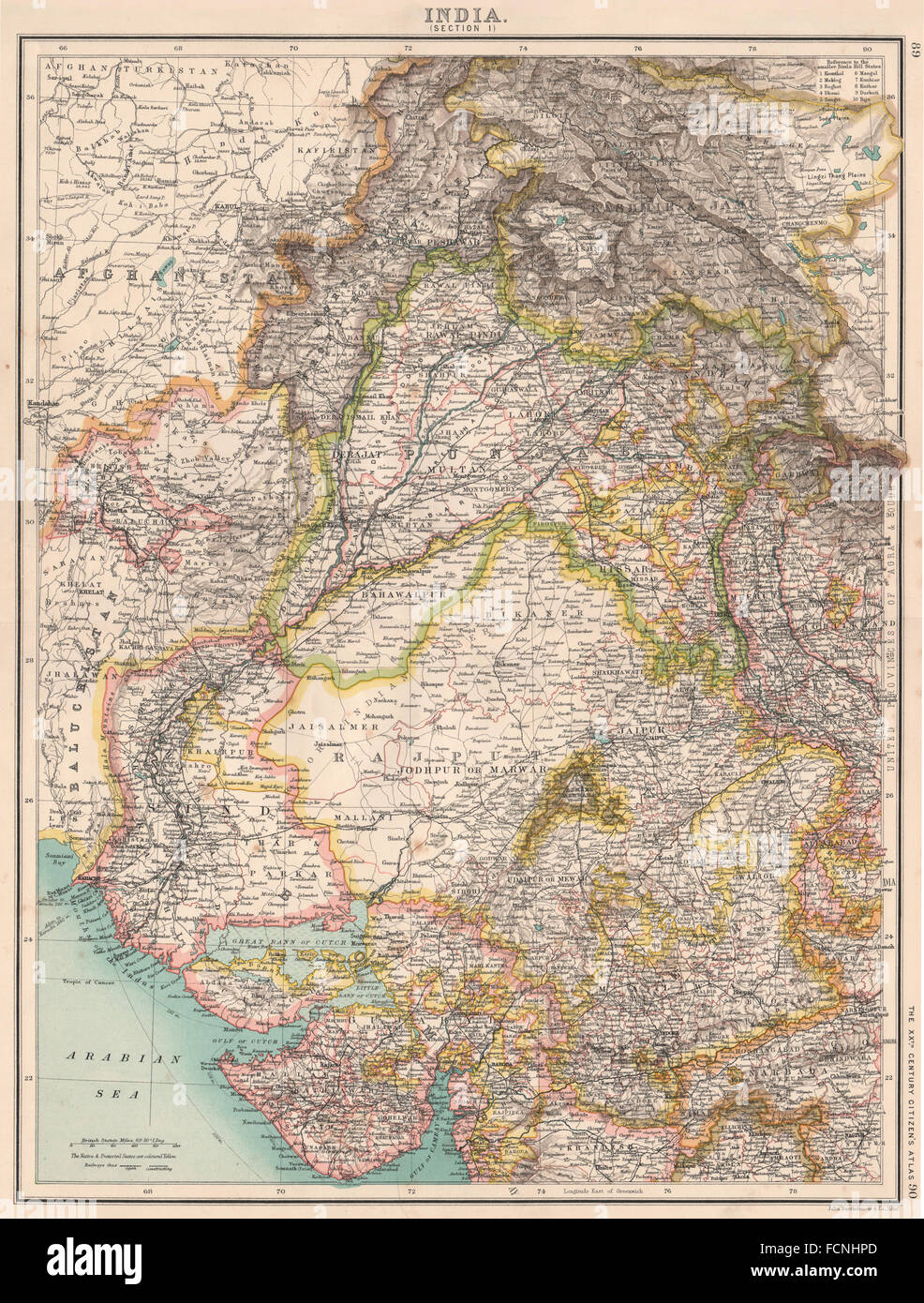 India Map Rajputana India map punjab High Resolution Stock Photography and Images - Alamy