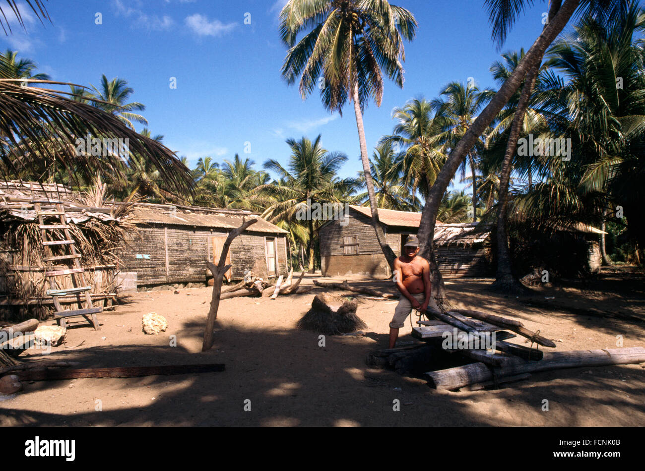 Dominican Republic Fishing Village Stock Photo Alamy