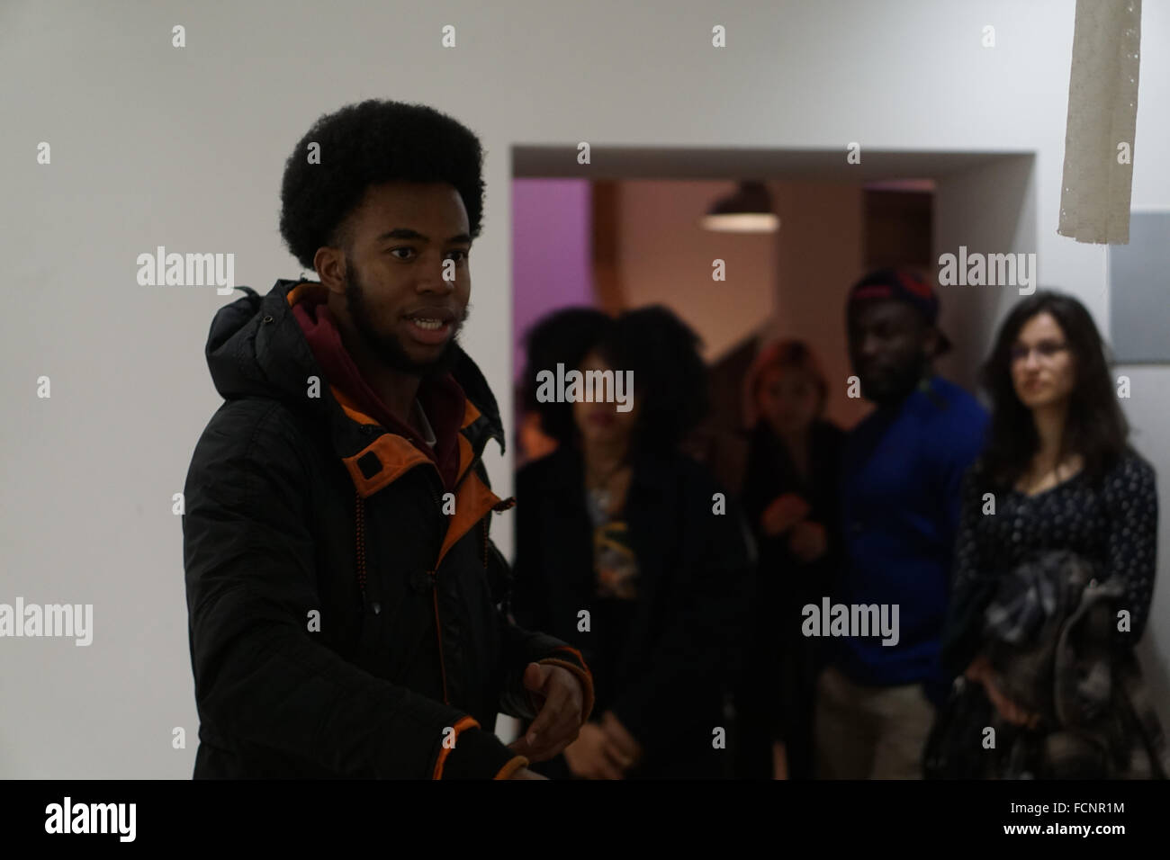 London, UK. 23rd January, 2016. Henna artist by Nishel Creations at the