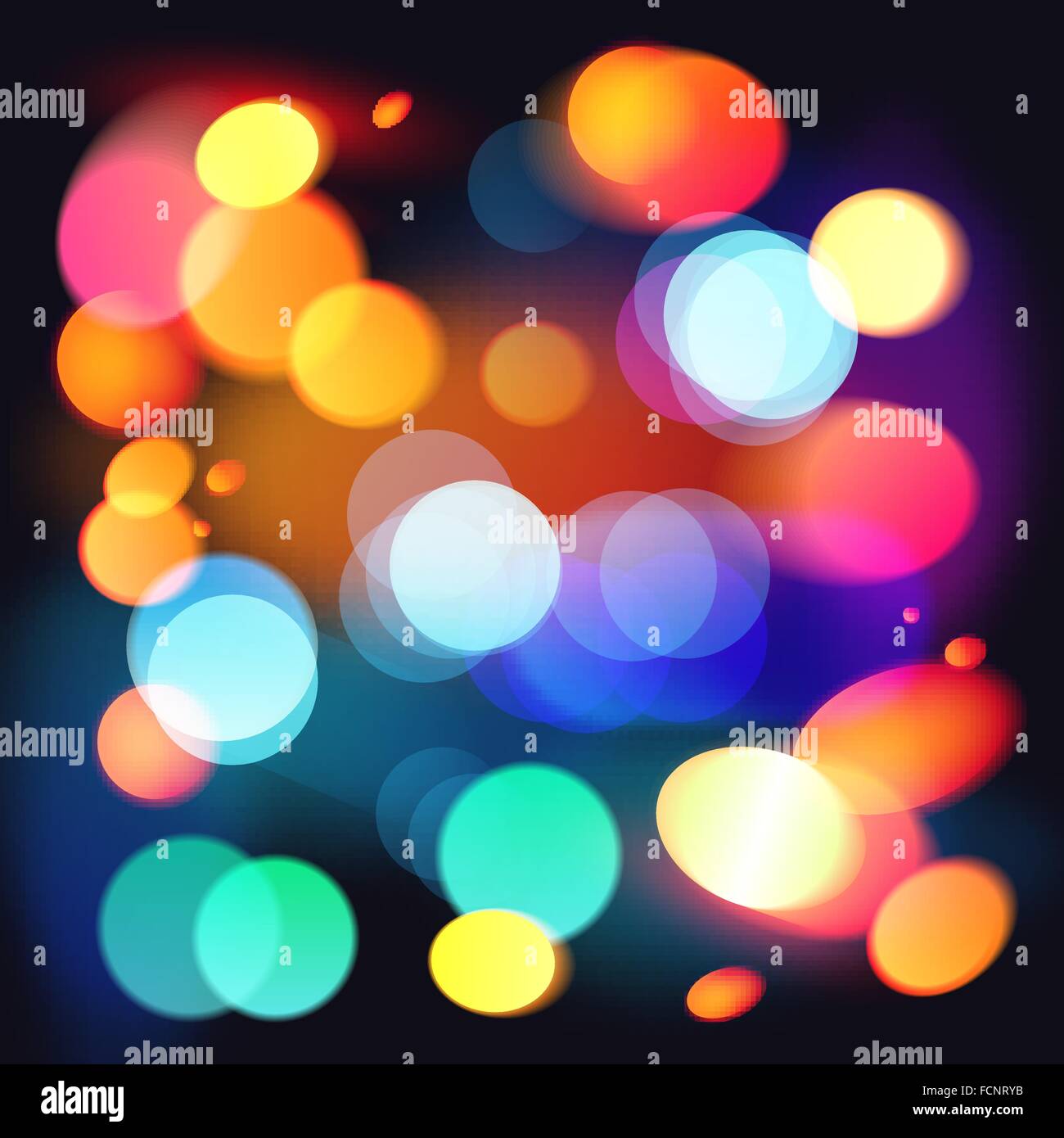 Abstract blurred blue bokeh background Stock Vector Images - Alamy