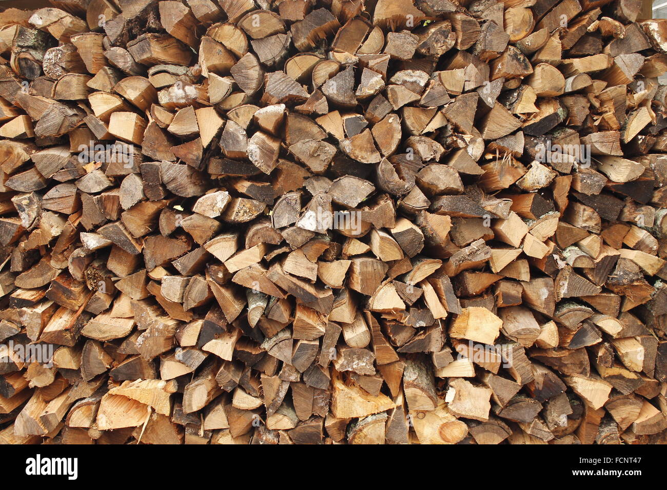 A Pile Of Maple Firewood Stock Photo Alamy