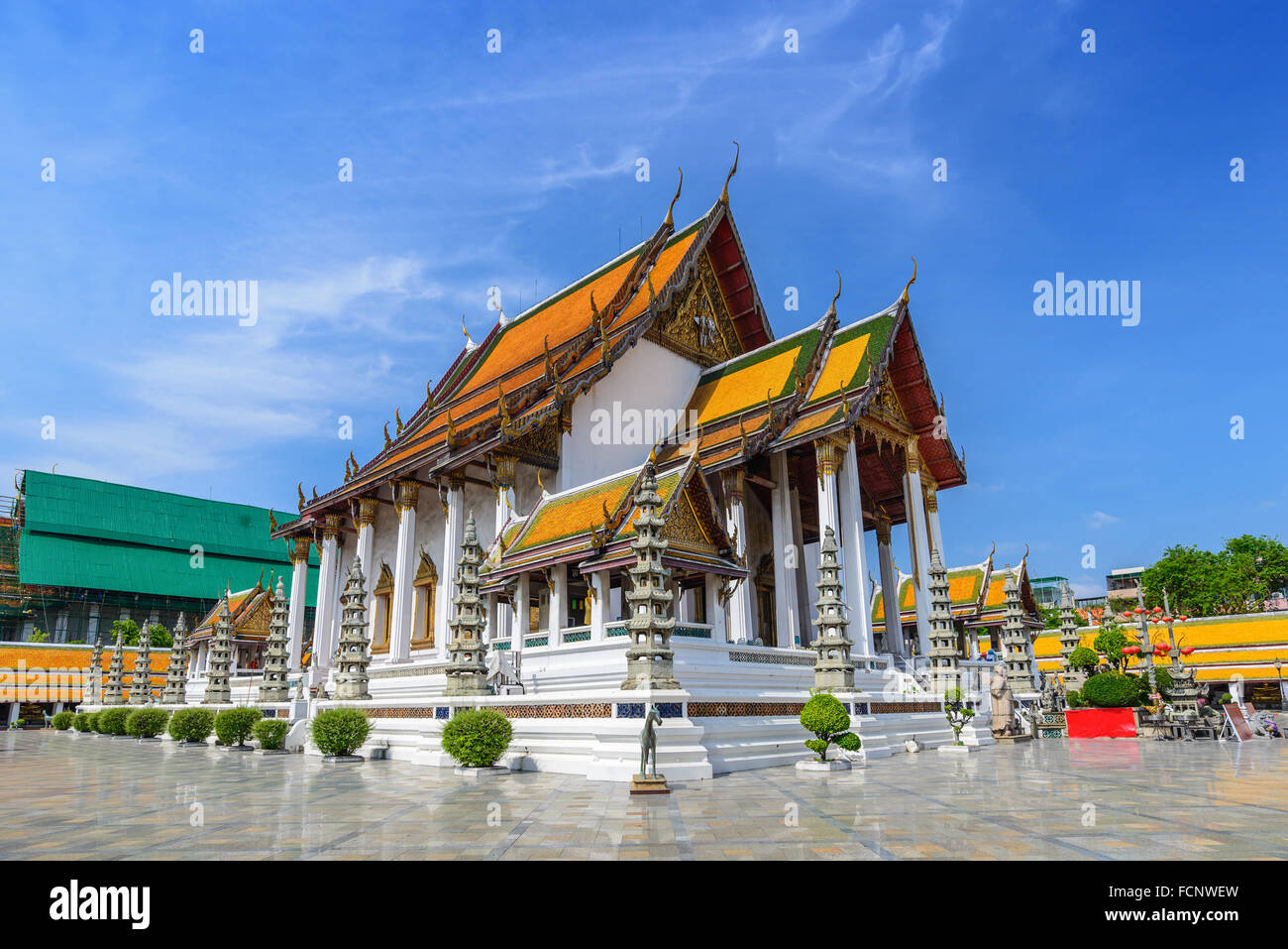 Wat Suthat , Bangkok , Thailand Stock Photo