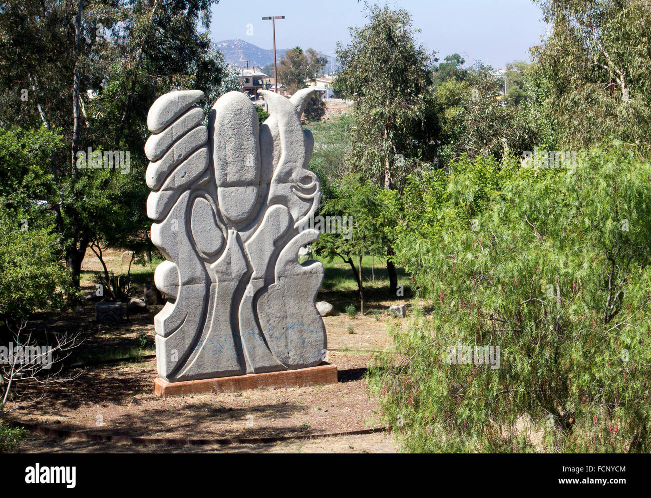 large sculpture in Tecate, Mexico Stock Photo