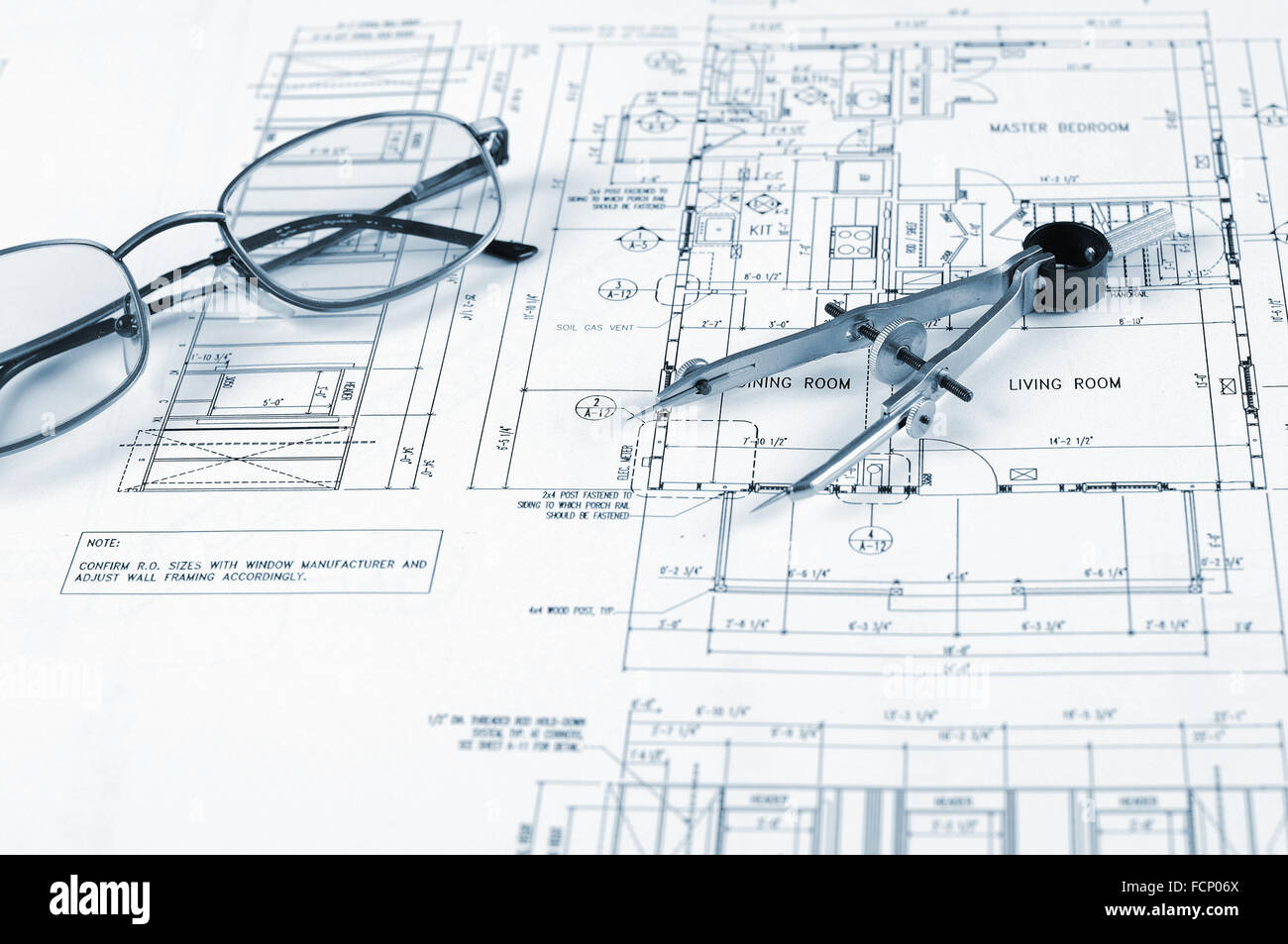 drawings of building homes and Tools Stock Photo - Alamy