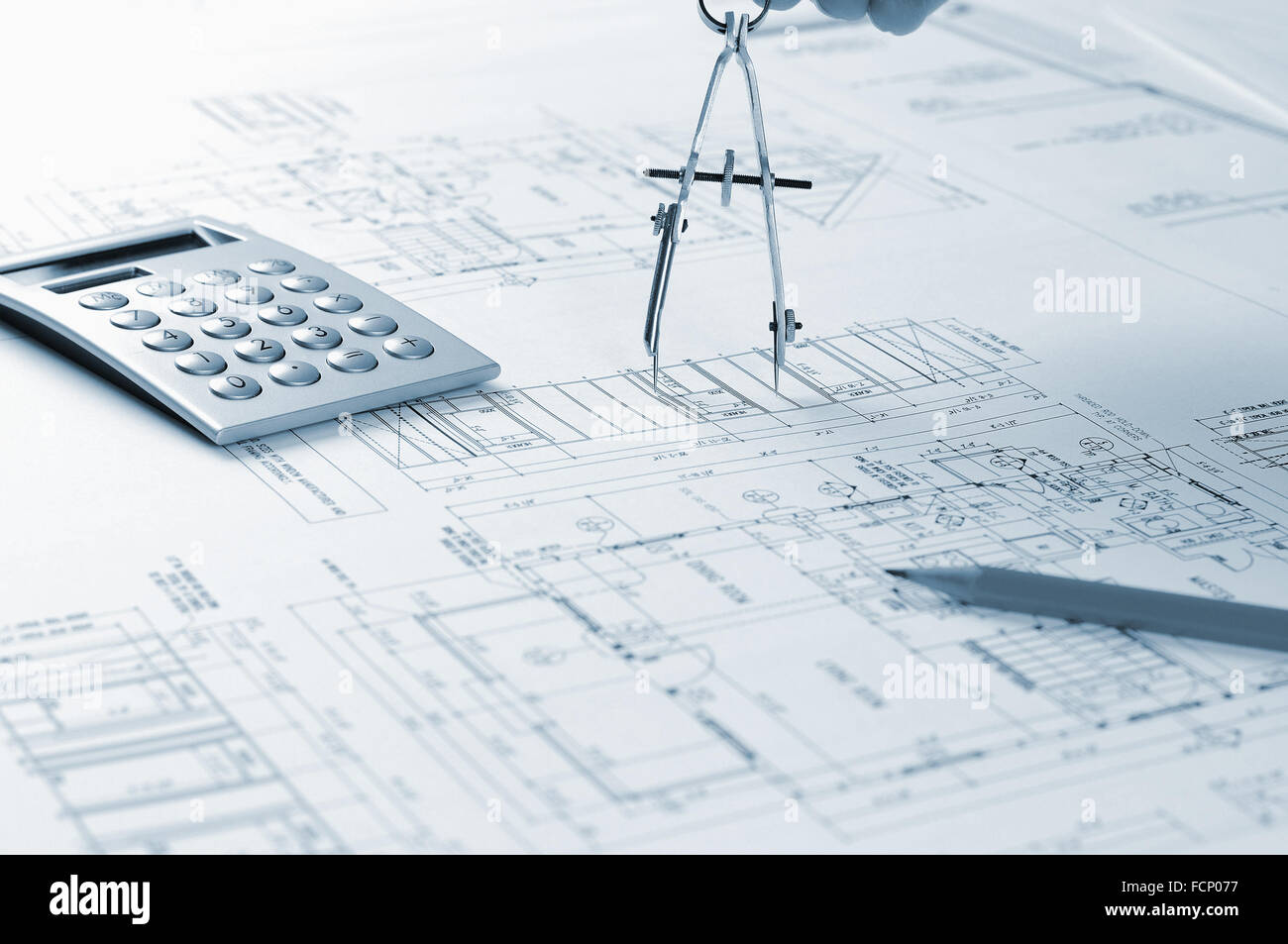 drawings of building homes and Tools Stock Photo - Alamy