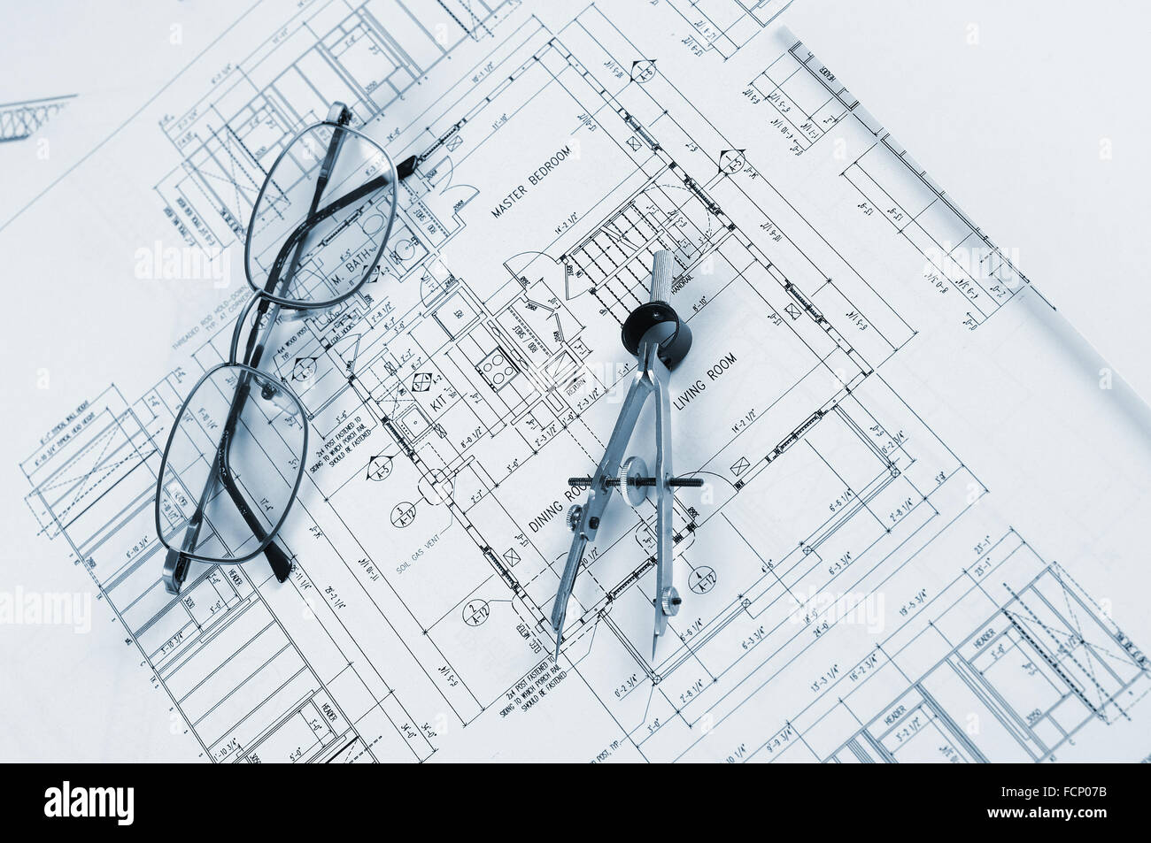 drawings of building homes and Tools Stock Photo - Alamy