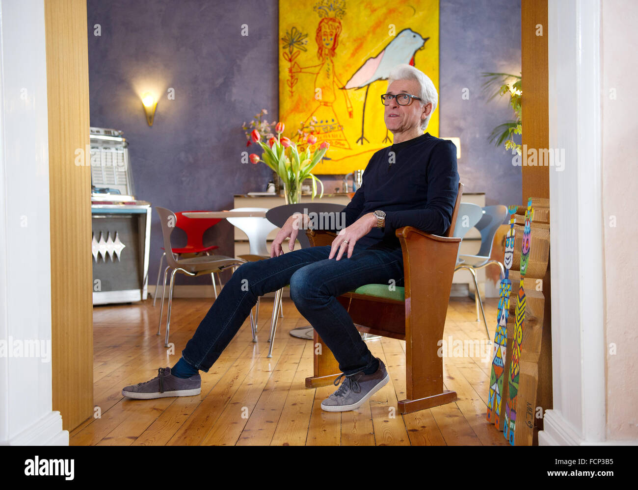 German set designer Bernhard Henrich of Studio Babelsberg pictured in