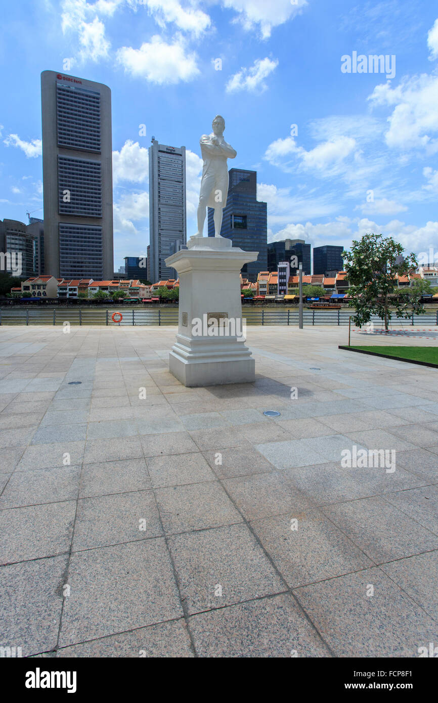 Patung Raffles Raffles statue, Singapore Stock Photo - Alamy