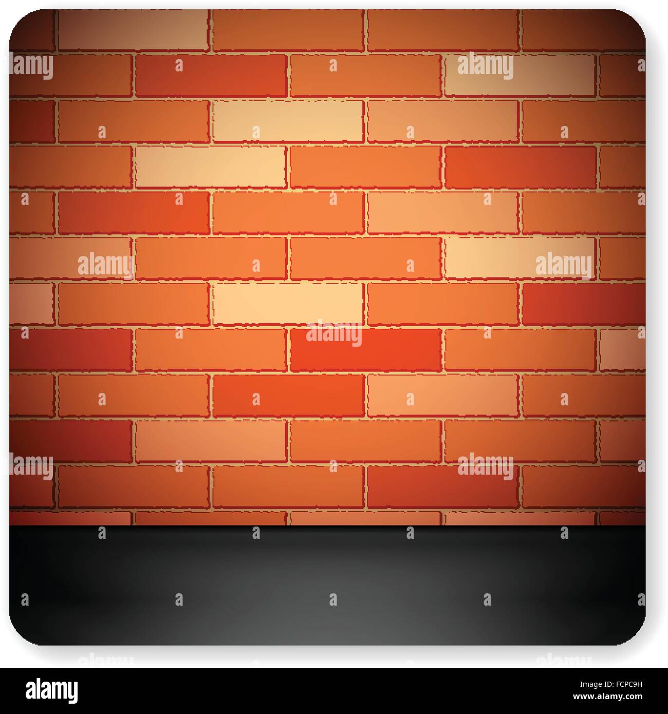 Brick wall icon on a white background Stock Vector Image & Art - Alamy