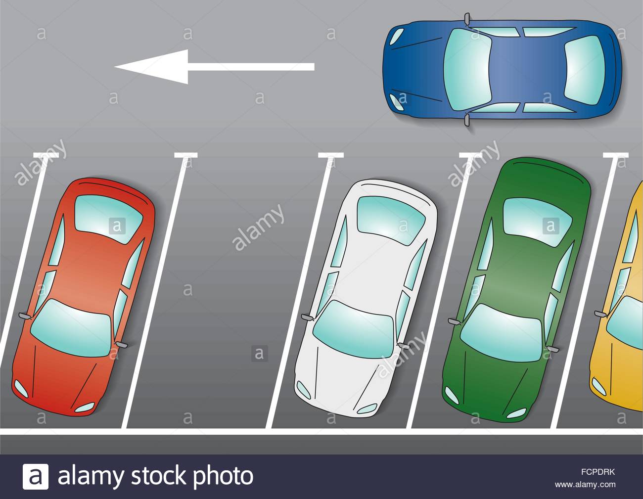 Where is the car