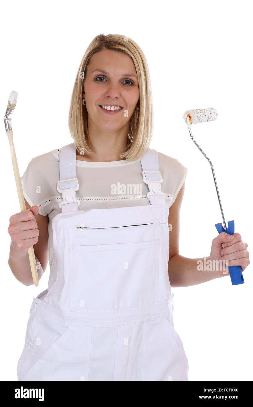 Female Painter Decorator High Resolution Stock Photography And Images Alamy