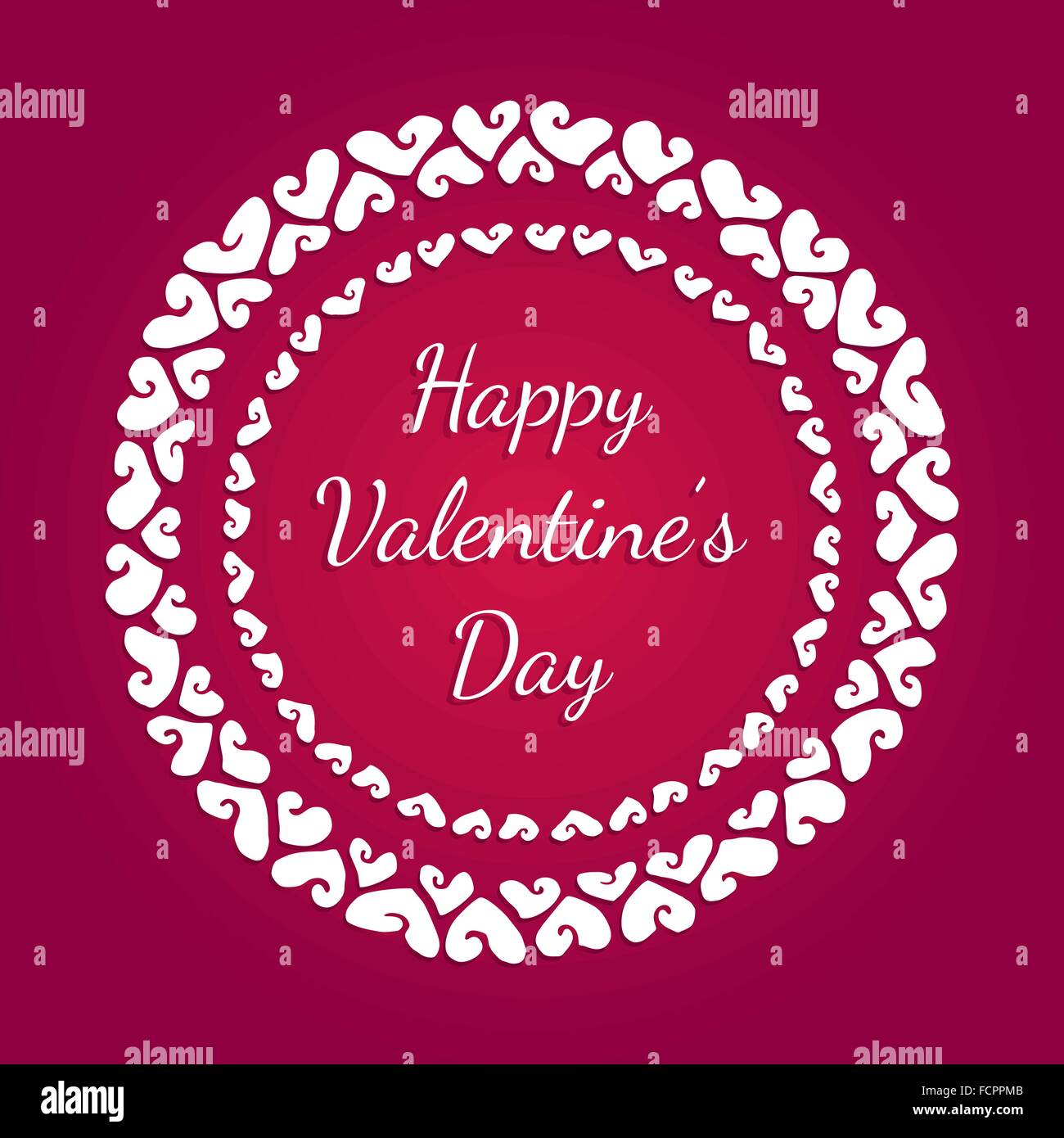 Greeting card for Valentines Day Stock Vector Image & Art - Alamy
