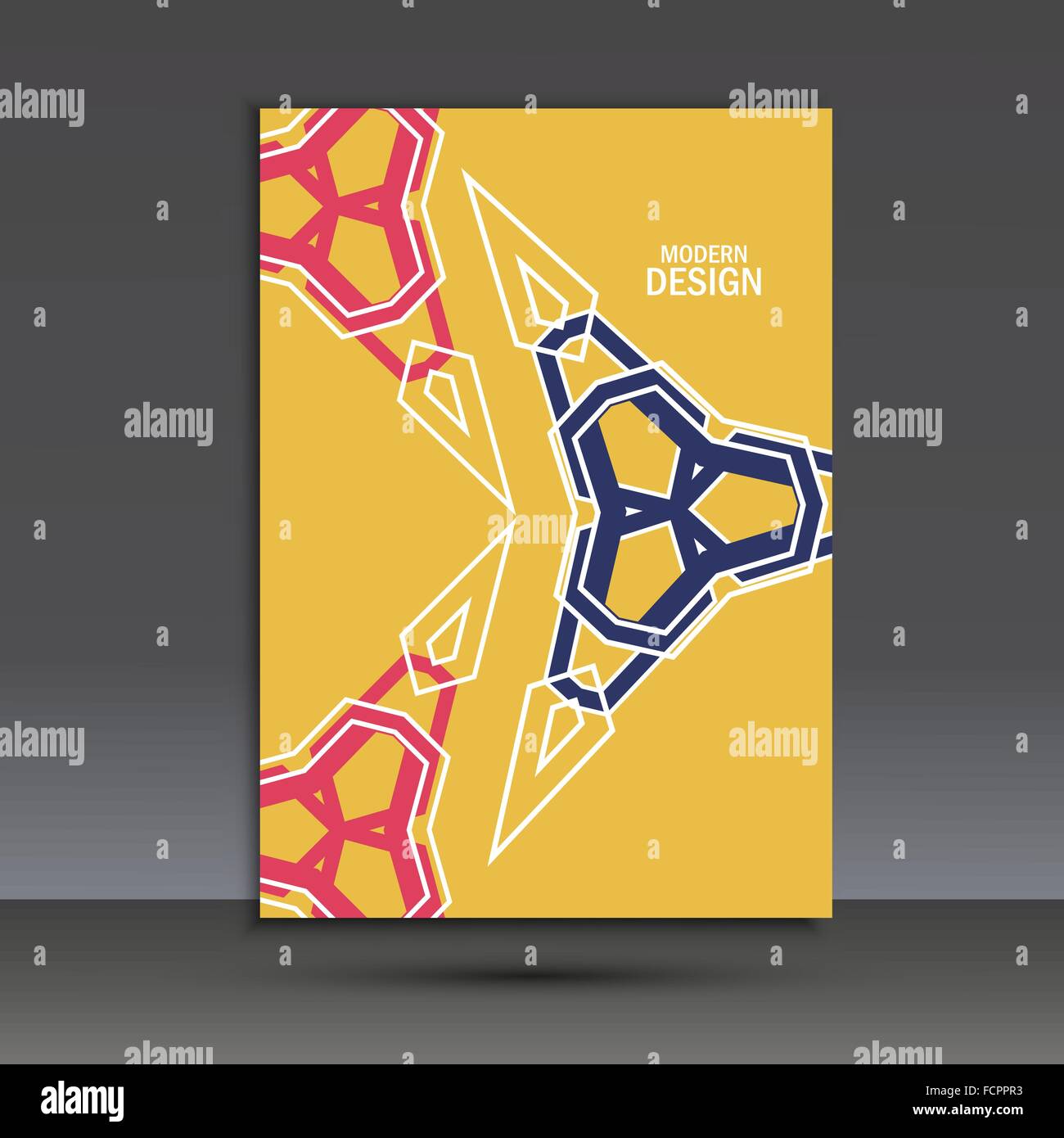 Modern vector abstract design. Cover template Stock Vector Image & Art ...