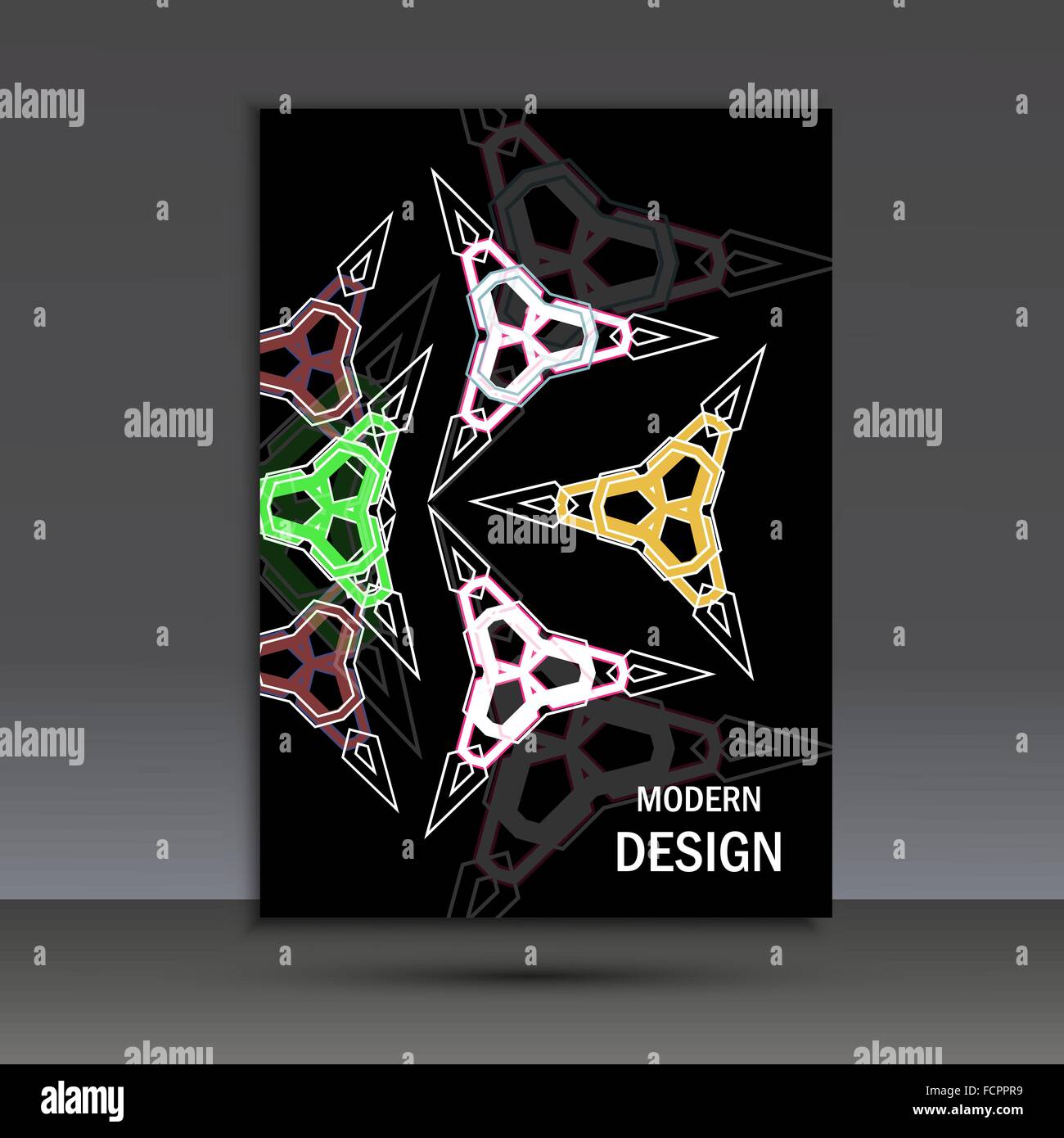 Modern vector abstract design. Cover template Stock Vector Image & Art ...