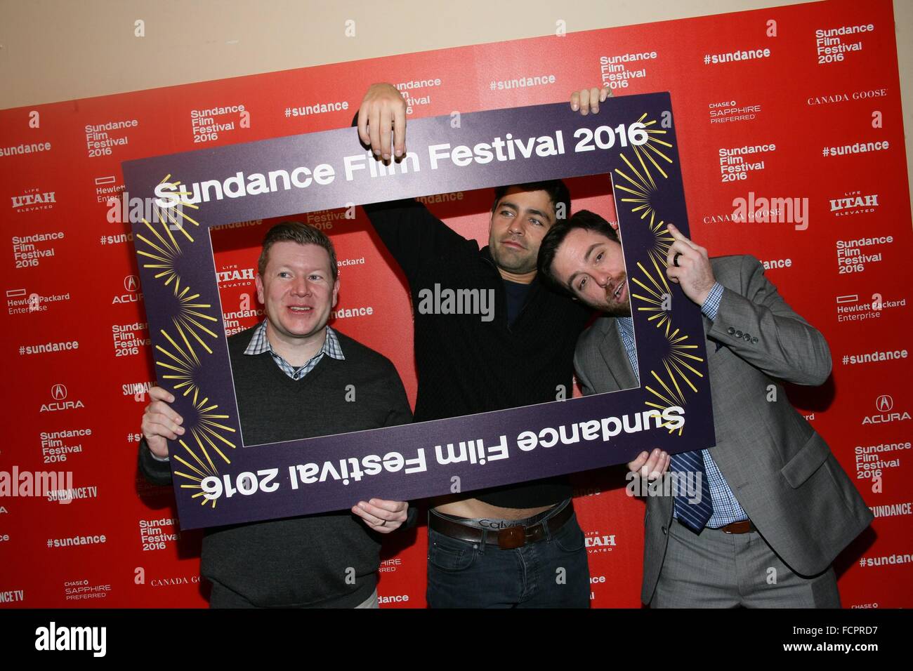Park City, UT, USA. 23rd Jan, 2016. Matt Smith, Adrian Grenier, David
