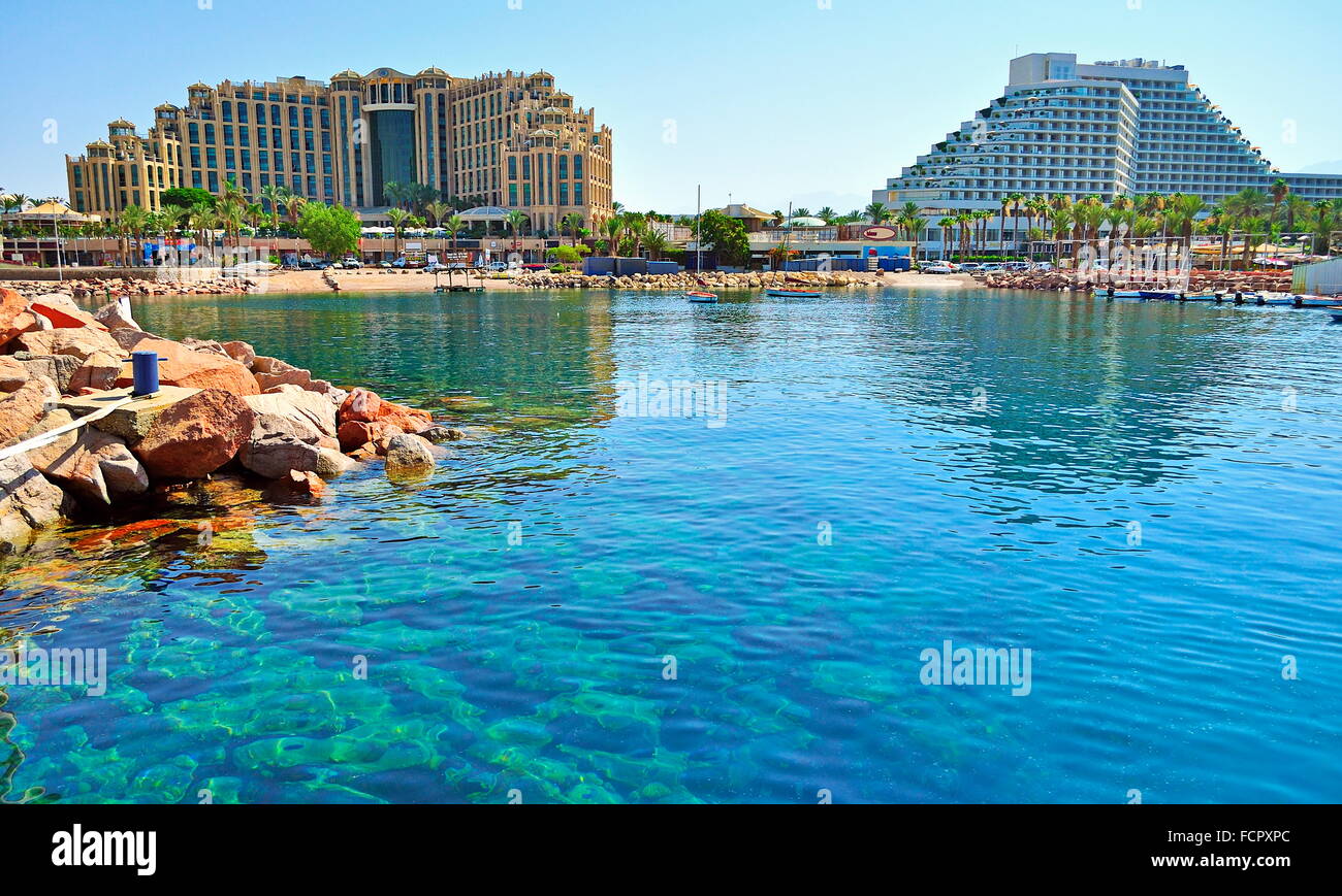 Eilat - a resort town Stock Photo