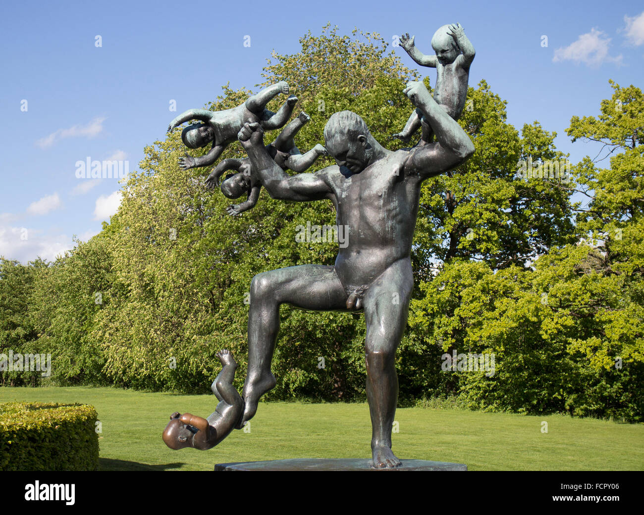 Gustav Vigeland sculpture at Vigeland Sculpture Park, Oslo, Norway Stock  Photo - Alamy