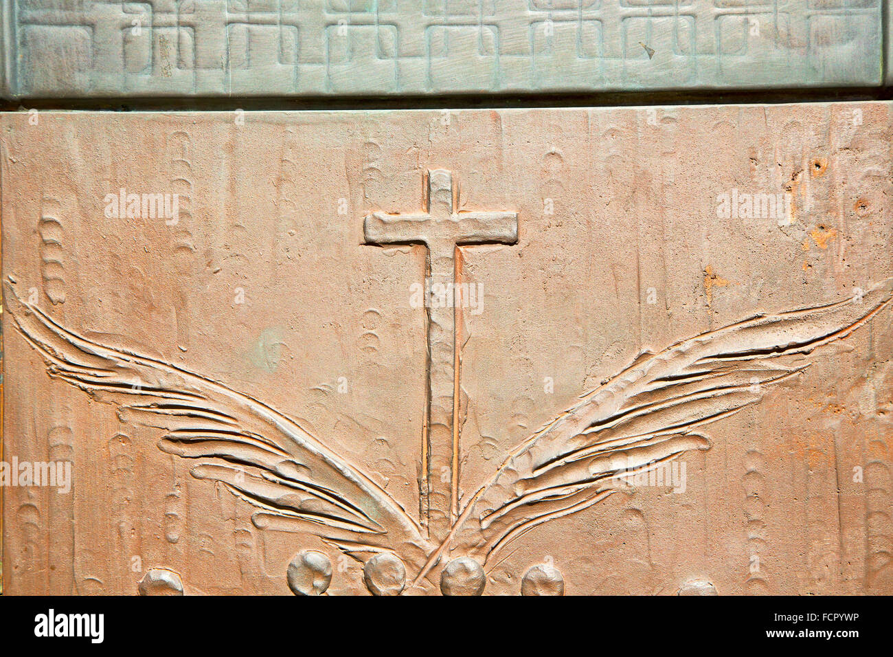 texture of a brown old door in italy europe Stock Photo - Alamy