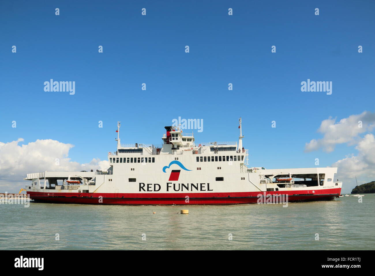 Red Funnel ferry,Isle of Wight Stock Photo Alamy