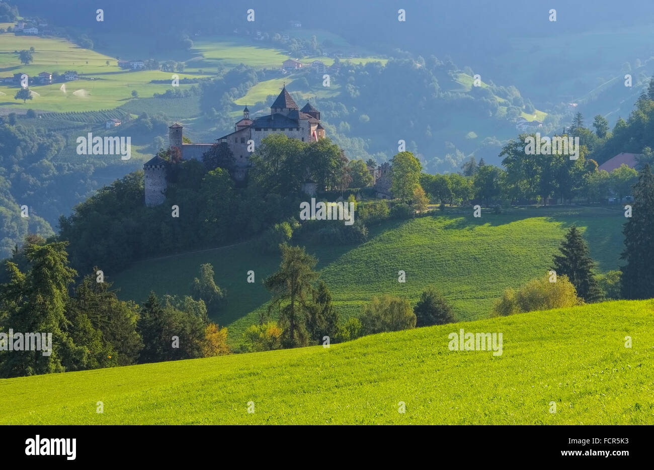 Proesels Schloss in den Dolomiten - Proesels castle in italian Dolomites Stock Photo
