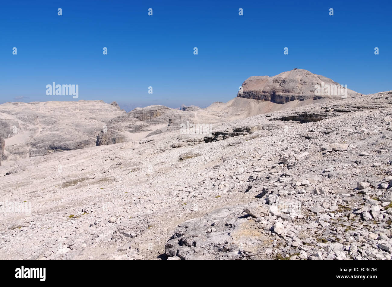 Sella Gruppe in Dolomiten, italienische Alpen - Sella group in ...