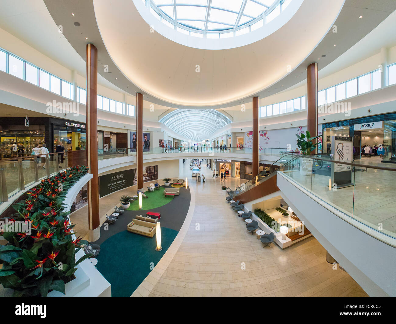 Interior of The Mall at University Town Center in Sarasota Florida Stock Photo Alamy