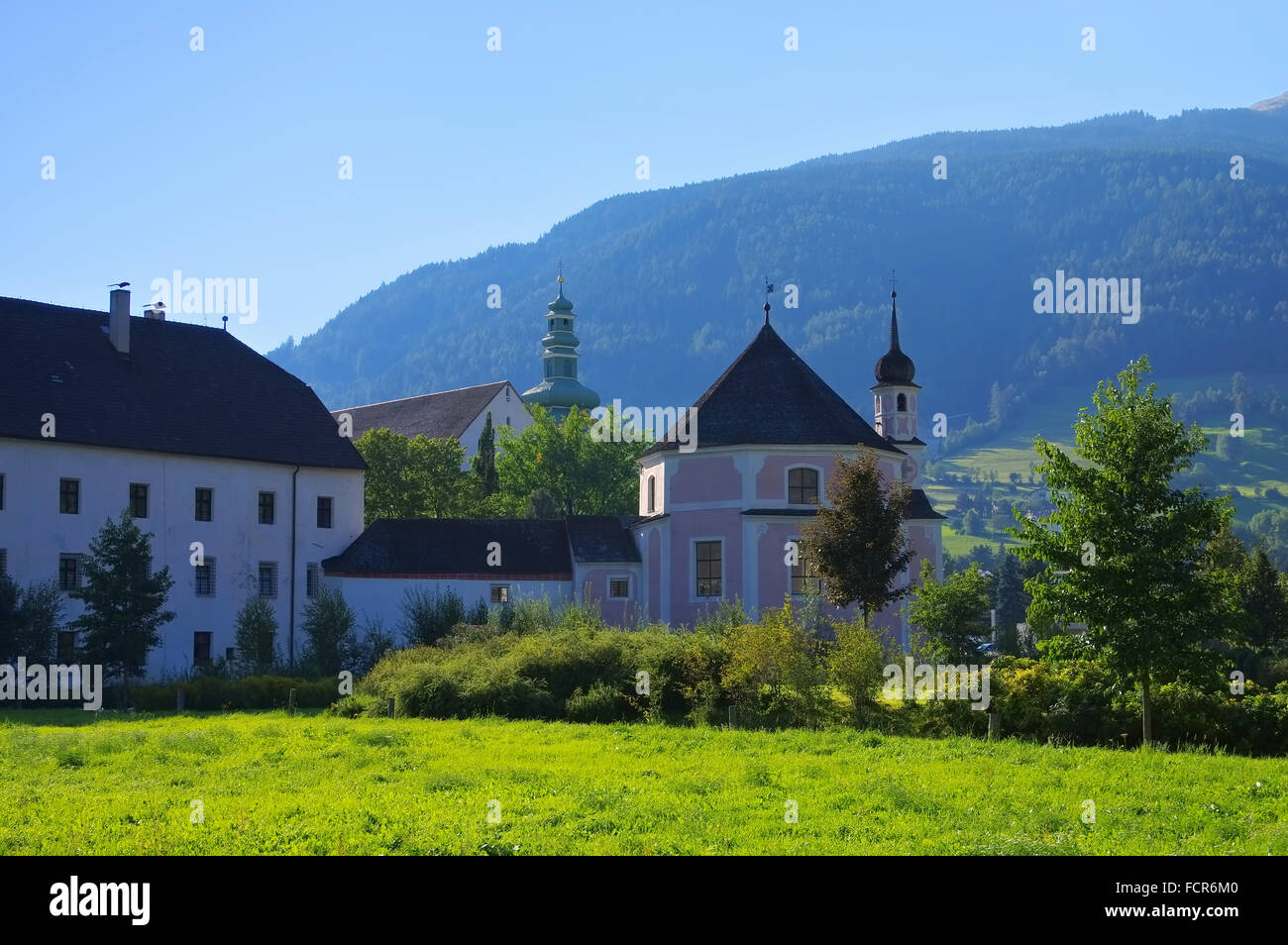 Sterzing Kloster in Südtirol - Sterzing abbey in Alto Adige, Italy Stock Photo