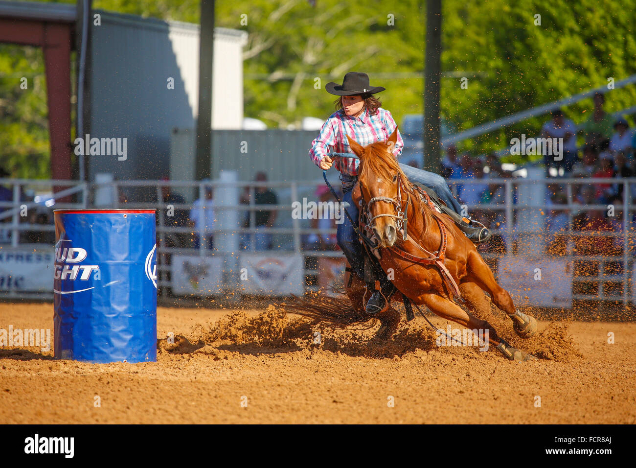 Womans barrel event at Arcadia AllFlorida Championship P.R.C.A. Rodeo