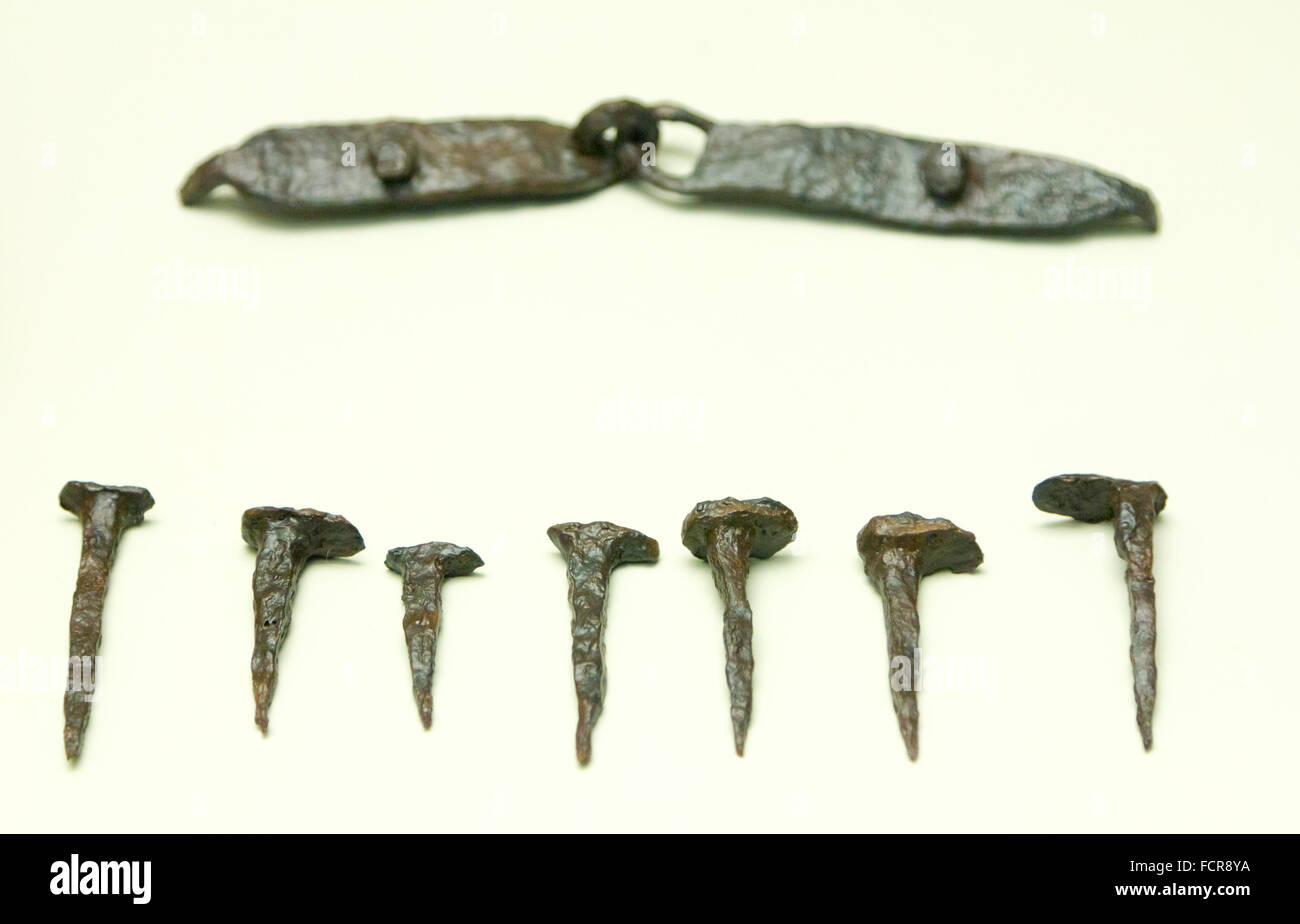 Ancient rare Roman iron nail. Lot of 3 nails. | eBay