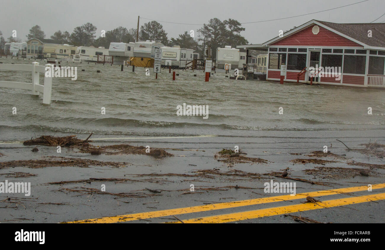 Winter Storm Ravages East Coast Of USA, Flooded Neighborhoods of Long