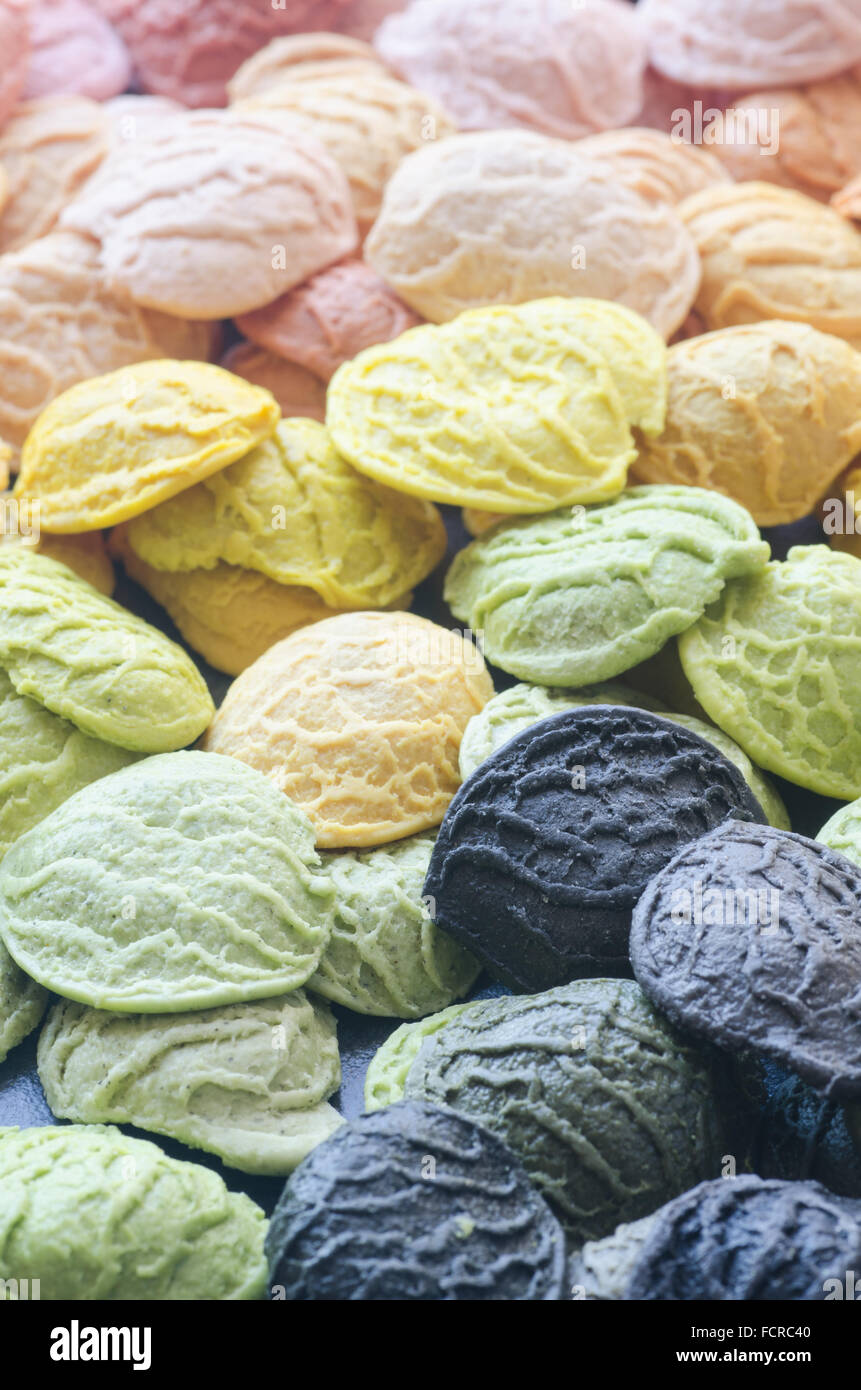 closeup to assorted pasta shells Stock Photo