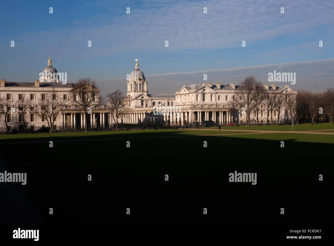 View of the National Maritime Museum from the Queen's House & Royal ...