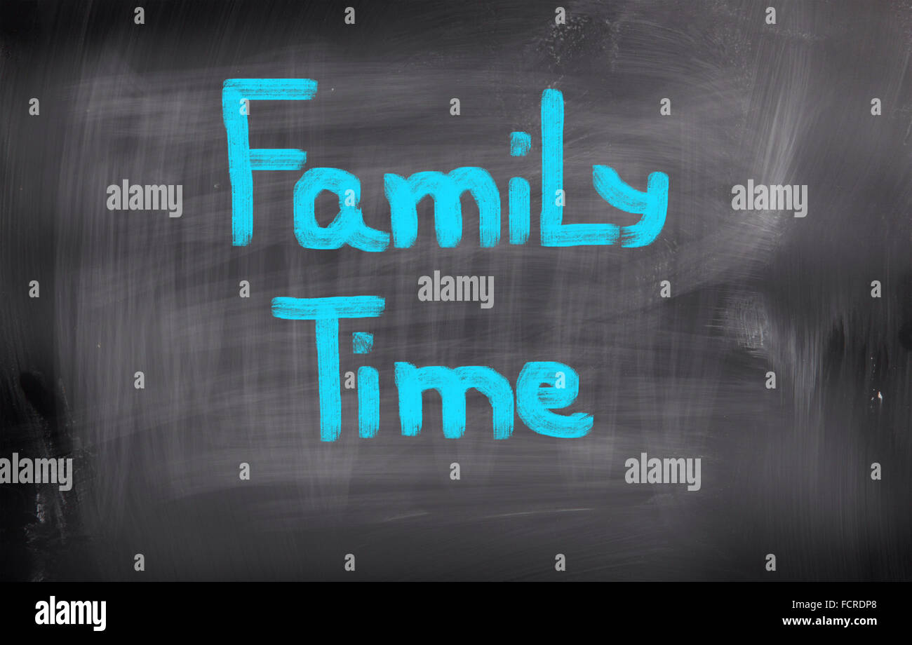 Family Time Concept Stock Photo - Alamy