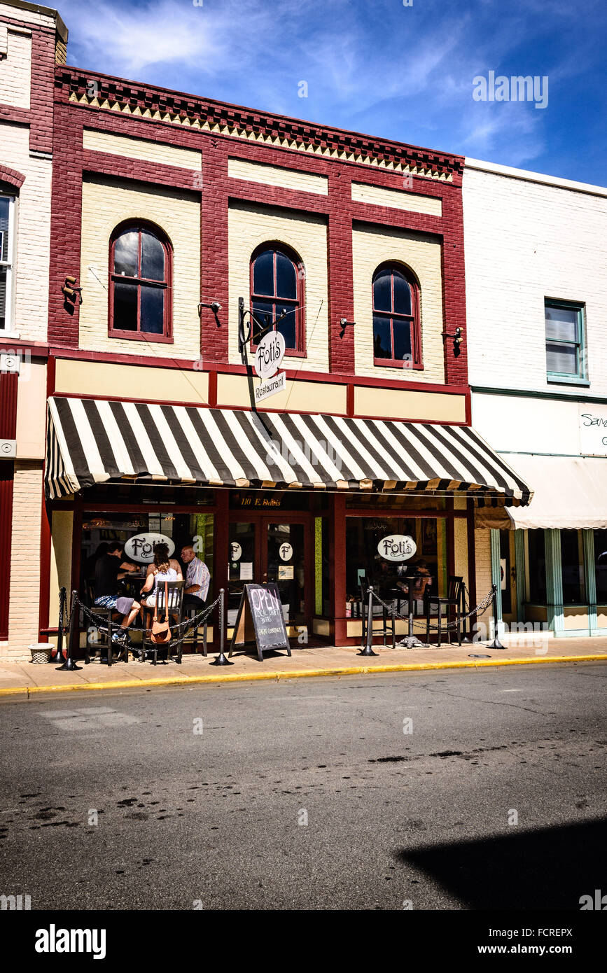 Foti's Restaurant, 110 East Davis Street, Culpeper, Virginia Stock ...