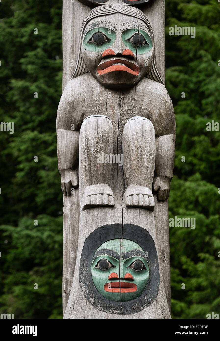 Alaska anchorage totem pole hi-res stock photography and images - Alamy