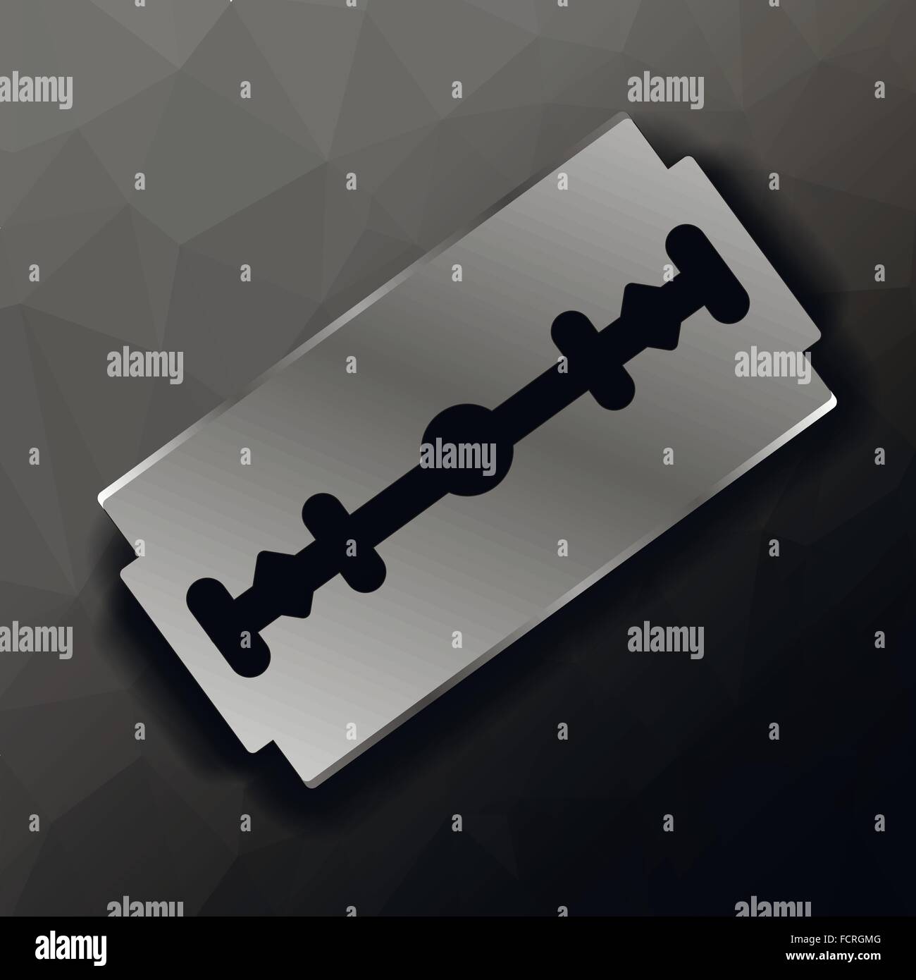 Metal Razor Blade Stock Vector Image And Art Alamy